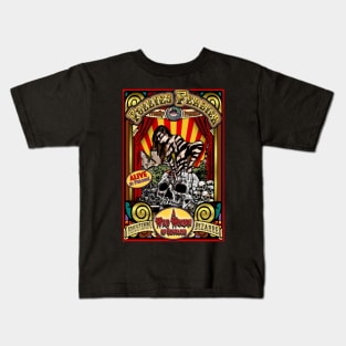 The Wild Woman Sideshow Poster Kids T-Shirt